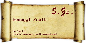 Somogyi Zsolt névjegykártya